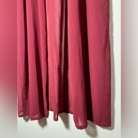 Cardigan Cover Up Large Burgundy - Picture 6 of 14